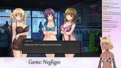 Vtuber Lewdneko plays negligee game part 6