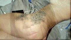 showing off the prettiest pussy and toying with that big ass