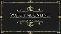 nice cute blonde showing off on webcam 😍