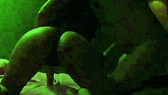 My friend spanks his girlfriend playfully.