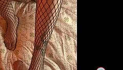 I Asked My Friend To Show Off Her Feet In Pantyhose For A Big Surprise.