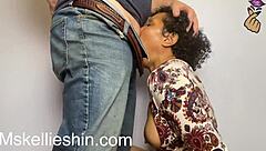 After a romantic dinner date, the story unfolds with ms kellie shin, the blasian goddess, rewarding with an intense interracial blowjob.