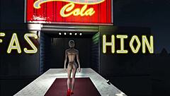 Fallout 4 mod with blonde teen big boobs?