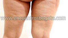 bbw walks around showing off her fat body