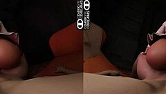 VR Loba makes you cum twice in reality