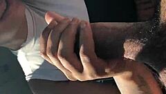 Young slut gives sloppy blowjob to AssPredateur in the car