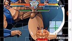 Athena Asamiya from KOF XI gets drilled by Joe Higashi in wild CVS2 hentai action.