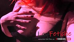 i watch this redhead riding in cowgirl. natural tits bouncing under the sun.