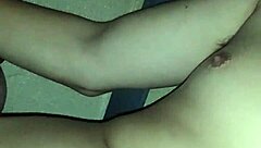 I watch the white teen sucking my thick dick.