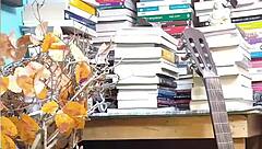 Young university girl gives an amazing blowjob while job hunting.