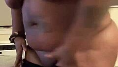 Hazelnutxxx in Halloween Cosplay Reveals Shaved Pussy Secret with Blue Hair