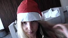 blonde slut masturbates with toys on horny webcam sex session