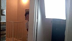 Dana Barzagli y Luna en espiando un compañero del cuarto pt2