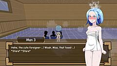 Hana exposure in blooming flower anime part 3