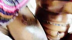 Intense anal sex and pussy licking on the bed!