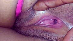 Wow, this babe eating her boyfriend's big black cock right at home!