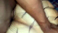 sexy latina in fishnets takes on huge challenge.