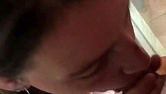 saltedrat gives blowjob in the shower while bathing