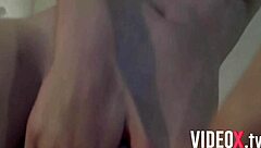 brunette teen performs on webcam