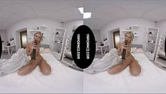 Vr - Big Black Dildo In Tight Pussy With Milf And Toys