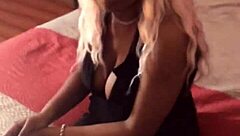 Is Kalifornia Kay's first porn scene with Knight Long a slutty black whore's wild cock adventure?