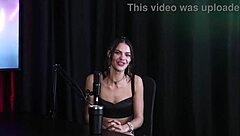 Debora Andrade stuns in sheer red lingerie for two wild hours.