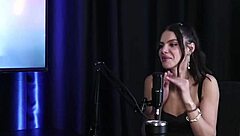 Debora Andrade stuns in sheer red lingerie for two wild hours.