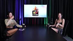 Debora Andrade stuns in sheer red lingerie for two wild hours.