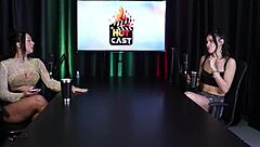 Debora Andrade stuns in sheer red lingerie for two wild hours.