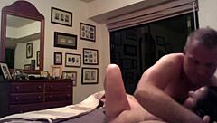 Alex Trotter says, I'm riding this hard cock in bed, feeling every inch!