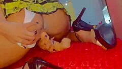 Horny stepmother licks teen pussy in public outdoor amateurs