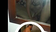 wife bent over in doggystyle getting fucked hard