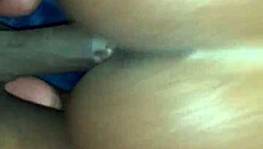 Ebony Babe Bent Over for Doggystyle Fucking and Cumshot