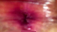 Intense asian japanese girl widens asshole during anal assfucking masturbation session