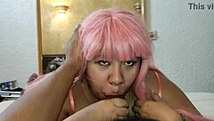 damn, this pink-haired girl blows my mind with her skills!