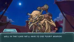 Iris Rescues With Muscular Body