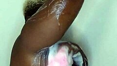 Ebony Bath Time: Relaxing Massage Session