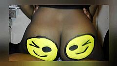 Ebony Ass Riding Big Cock Lunchtime