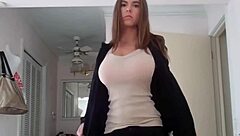 Sexy Webcam Striptease With Clothes Ripped Off