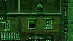 Cute girl exposes small tits near oblivious men in detective story part 3