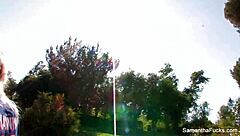 Why does samantha saint play with her pussy?