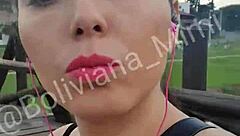 i'm showin my shaved pussy to guys in the park