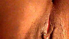Me Playing with My Pretty Ebony Pussy
