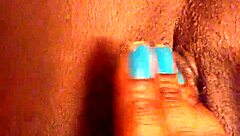 Me Playing with My Pretty Ebony Pussy