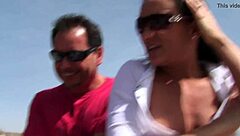 young brunettes teasing old guys with wild tricks tonight