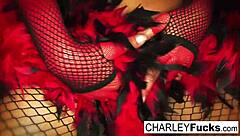 Charley Chase Teases In Sexy Lingerie And Stockings