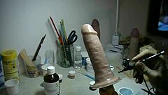 I just painted a prosthetic penis and it felt so weird!