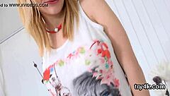 Fervid kitten blows cock in pov and gets her pink pussy nailed 😻