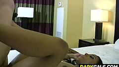 Pretty Brown Cutie Patricia Roxxx Gets Screwed by Monster Cock