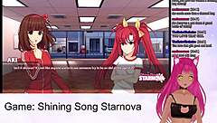 Vtuber explores Mariya's route in Shining Song Starnova.